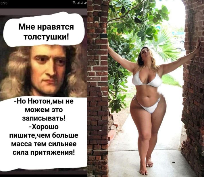Толстая девушка