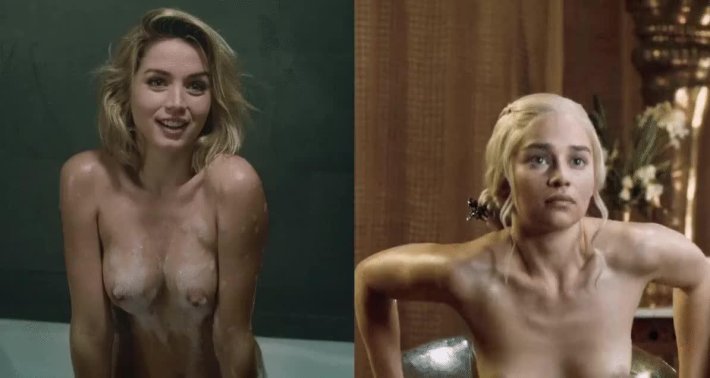 Ана де армас эмилия кларк nude
