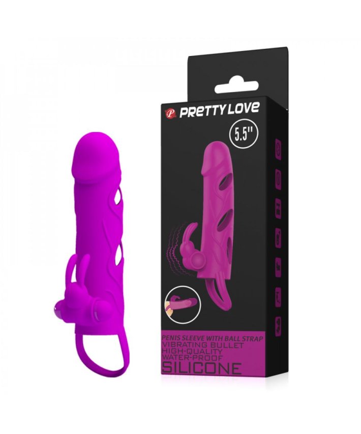 Вибронасадка на член для стимуляции клитора