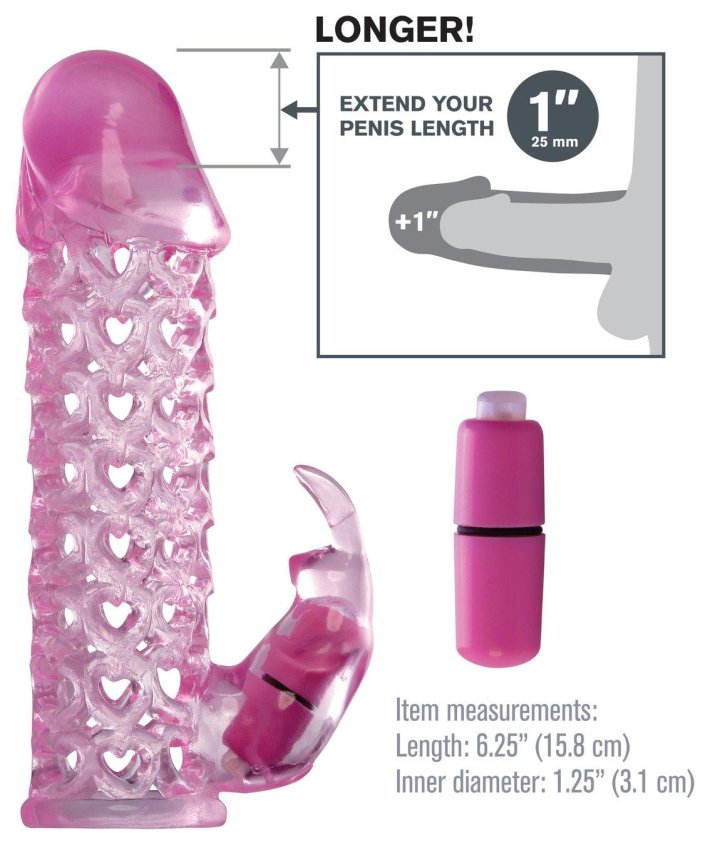 Насадка на член для стимуляции клитора