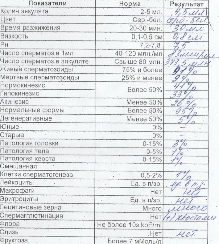 Азооспермия спермограмма