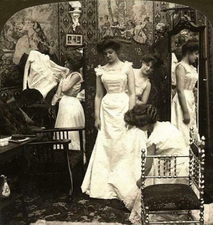Мода 1890х прислуга