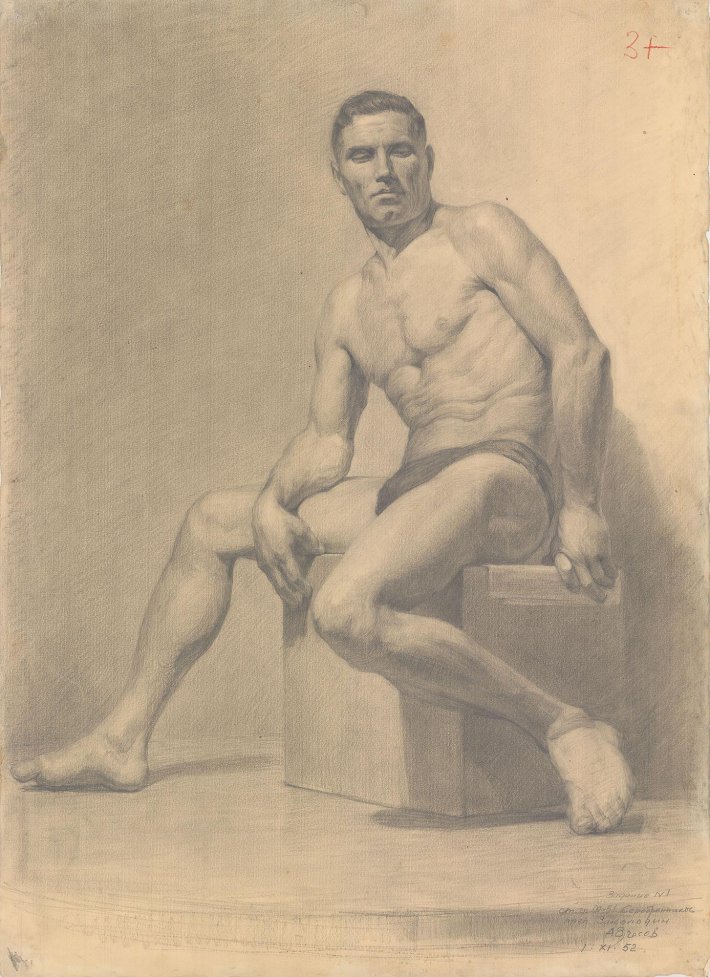Брюллов натурщик 1817