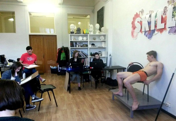 Натурщики для художников