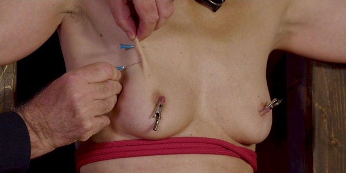 Экстрим needles в сиськи снафф