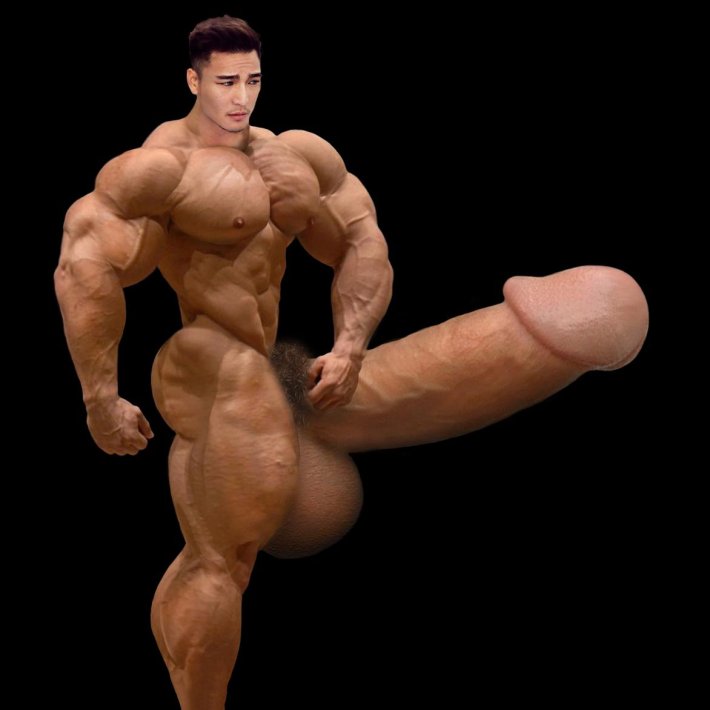 Muscle gigantic huge meat огромный член
