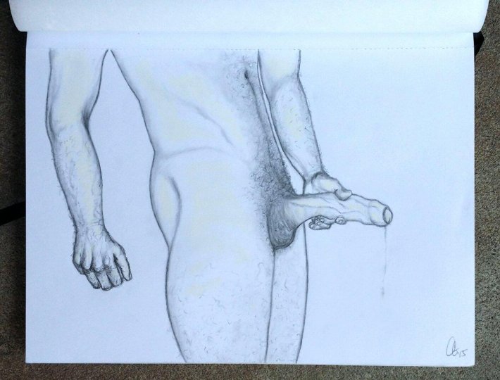 Рисованный член