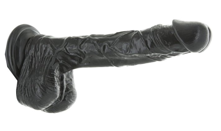 Большой черный фаллоимитатор