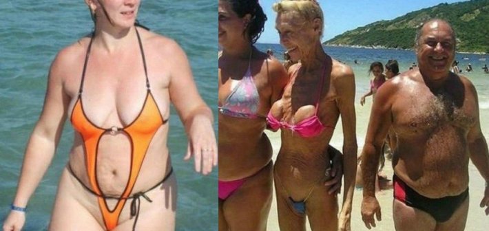 Нелепые купальники