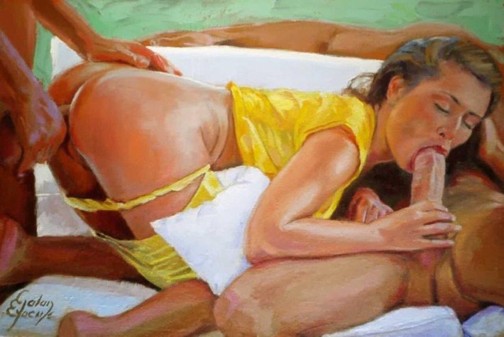 Анал в современной живописи