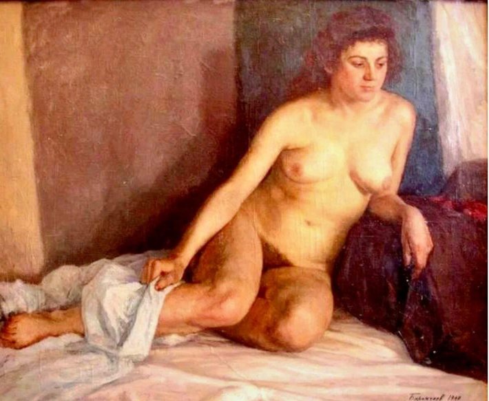 Голые женщины в Советской живописи