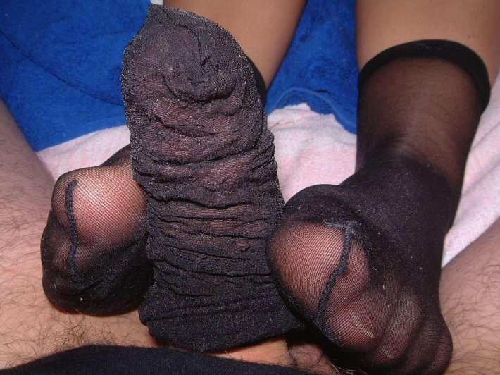 Капроновые носки футджоб