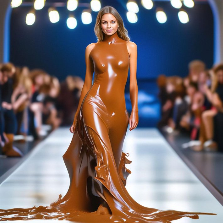 Девушка на подиуме