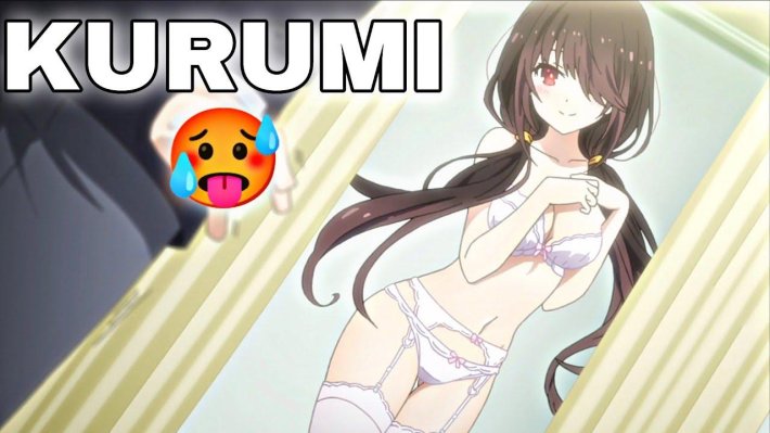 Kurumi Wears a lingerie