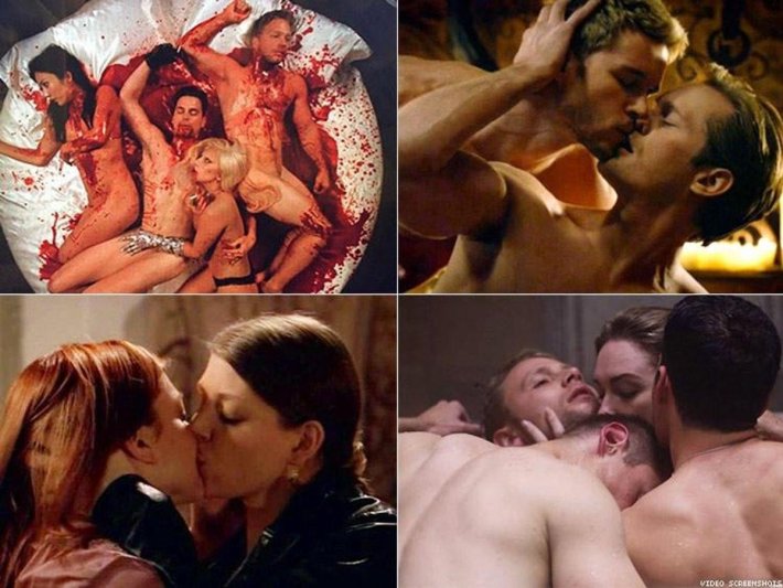 Эротические моменты из сериалов