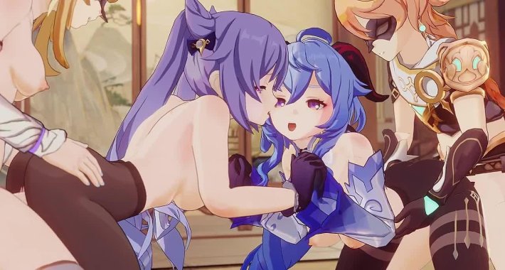 Keqing Геншин Импакт хентай