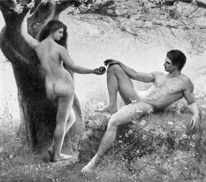 Адам и ева голые