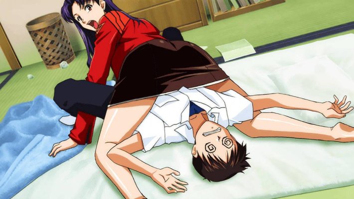 Евангелион Рицуко и Синдзи hentai