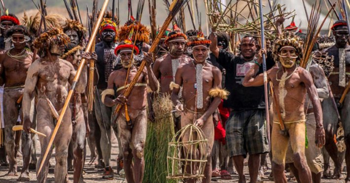 Племя яли в новой гвинеи