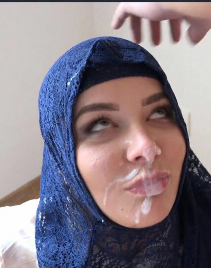 Лицо в конче мусульманки