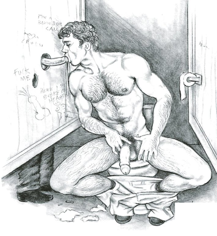 Рисунки карандашом голых мужиков