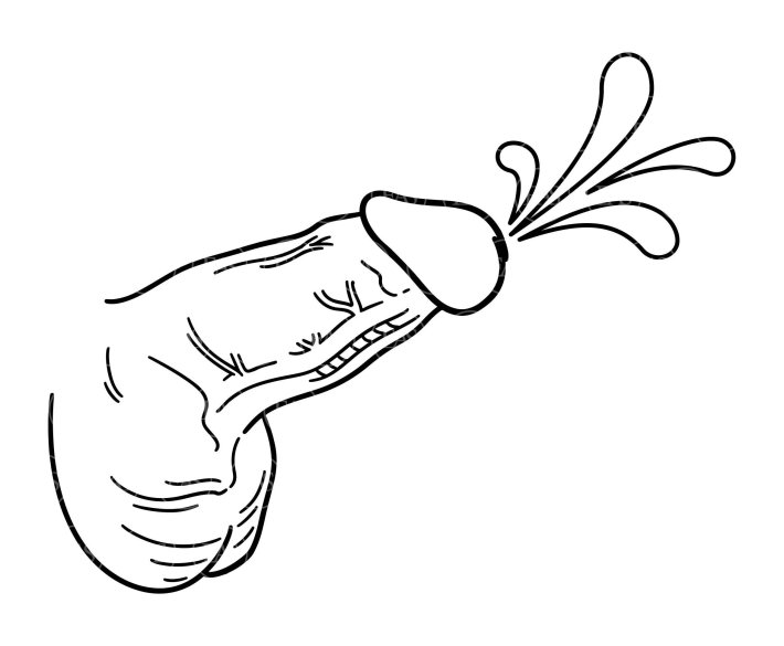 Огромный черный член кончает в рот