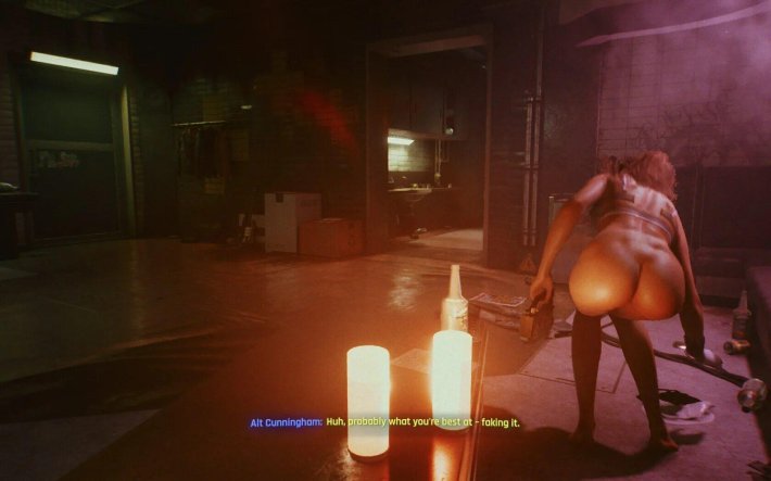 Cyberpunk 2077 постельные сцены
