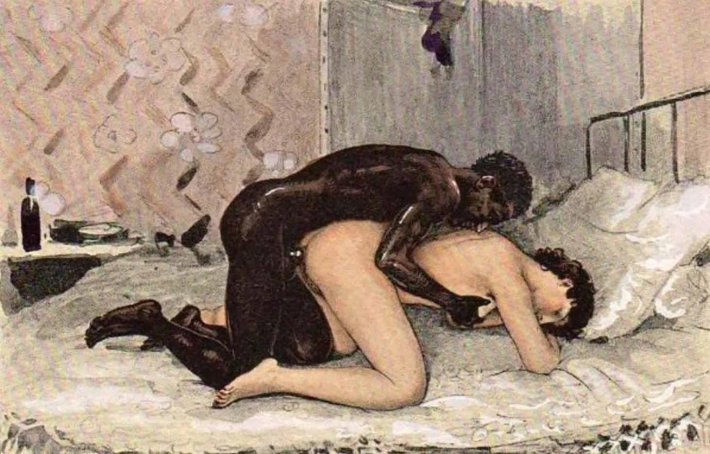 Эротические рисунки ретро