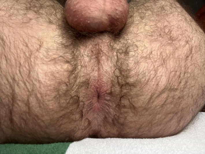 Мужская волосатая дырка