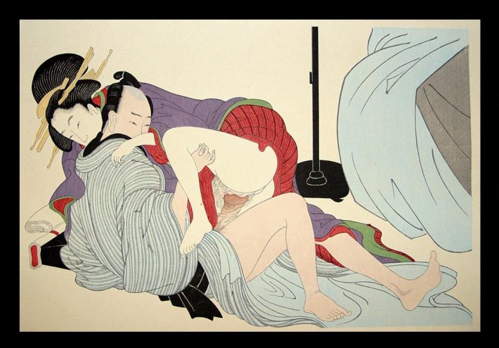 Сюнга откровенное искусство японии