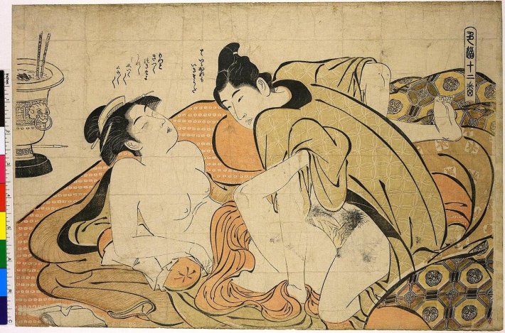 Судзуки Харунобу Гравюры эротические