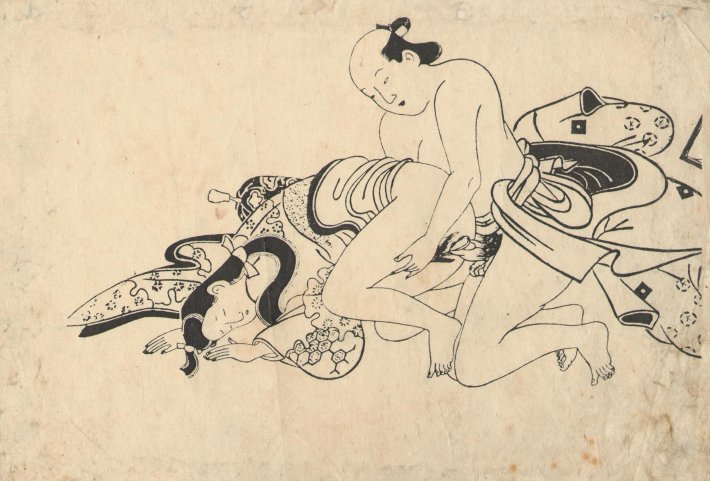 Японские порнографические гравюры