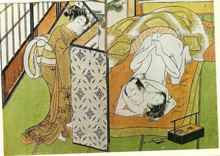 Сюнга неприкрытое искусство японии