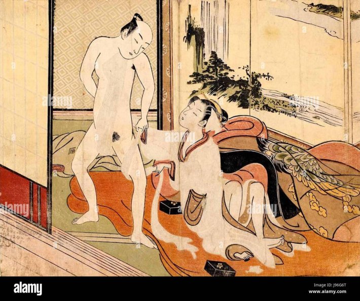 Судзуки Харунобу Гравюры эротические