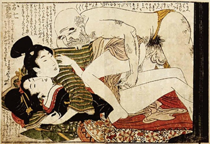 Сюнга откровенное искусство японии