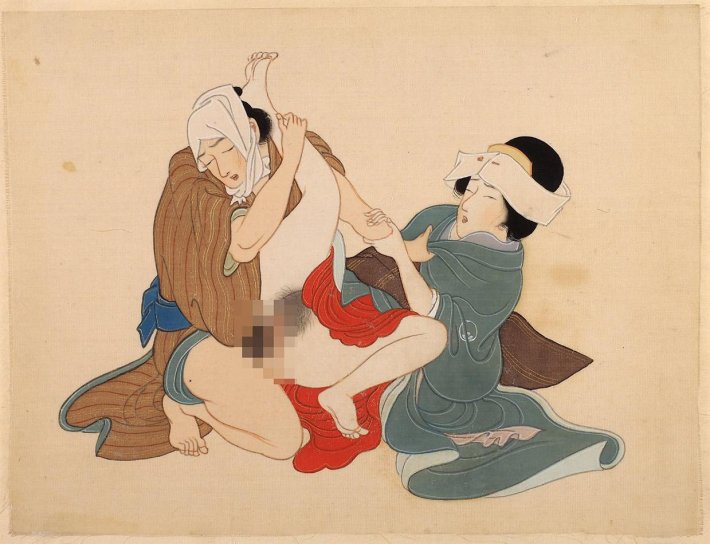 Японская гравюра сюнга