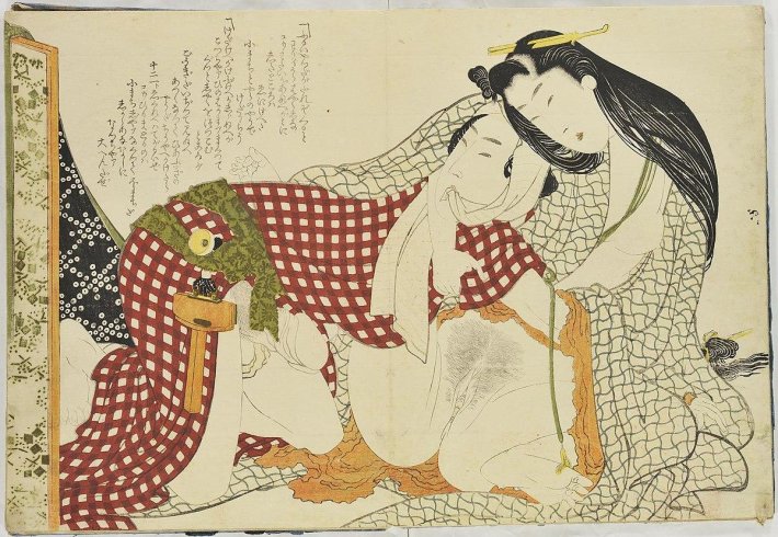 Японская гравюра сюнга