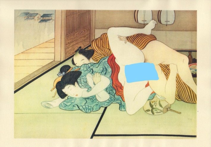 Сюнга откровенное искусство японии