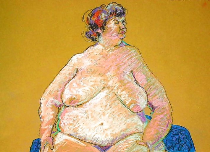 Рисование голые старухи