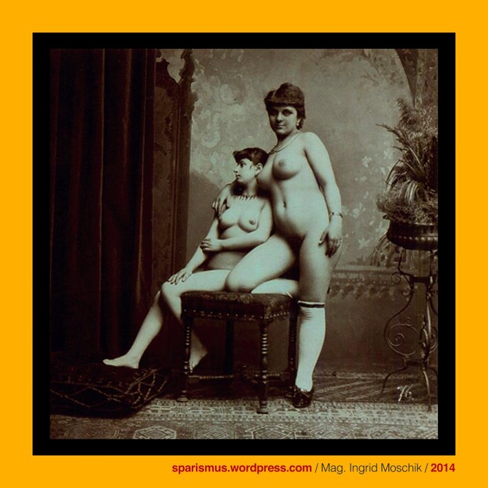 Ретро старинные голые женщины