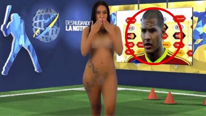 Венесуэльская телеведущая разделась