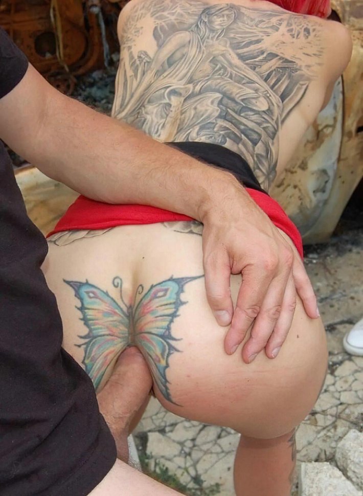 Тату на анальном отверстии