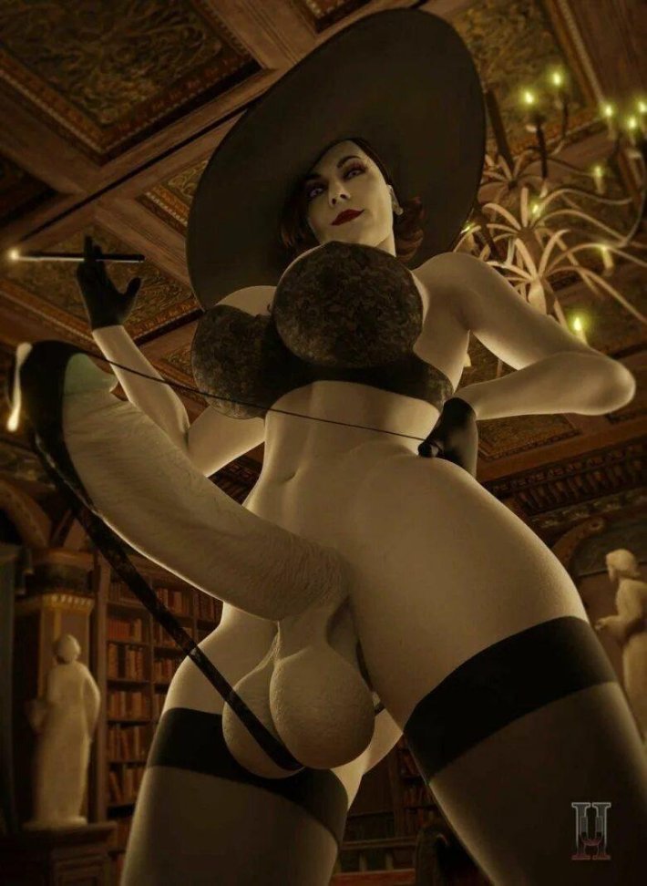 Леди Димитреску Resident Evil Village futa xxx