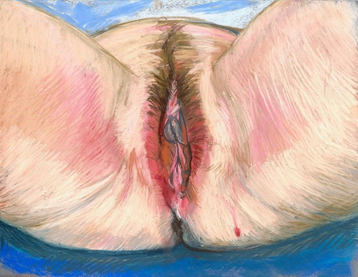 Вагины в современной живописи