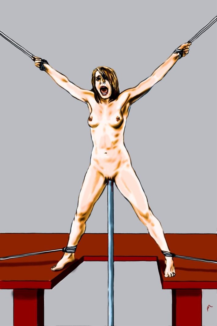 Женщину насадили на Кол