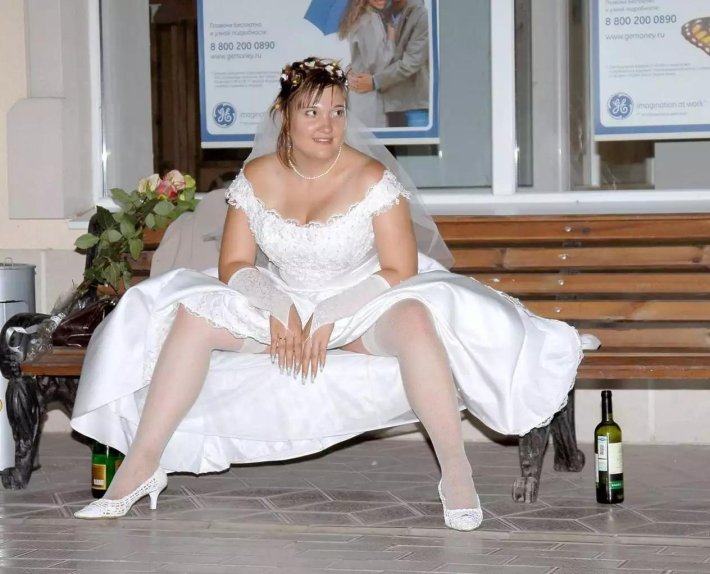 Толстые невесты в свадебных платьях