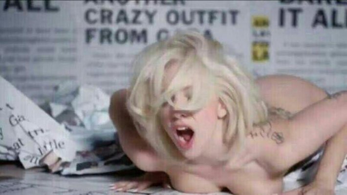 Эротические фото Lady Gaga