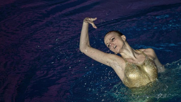 Марина Голядкина синхронное плавание