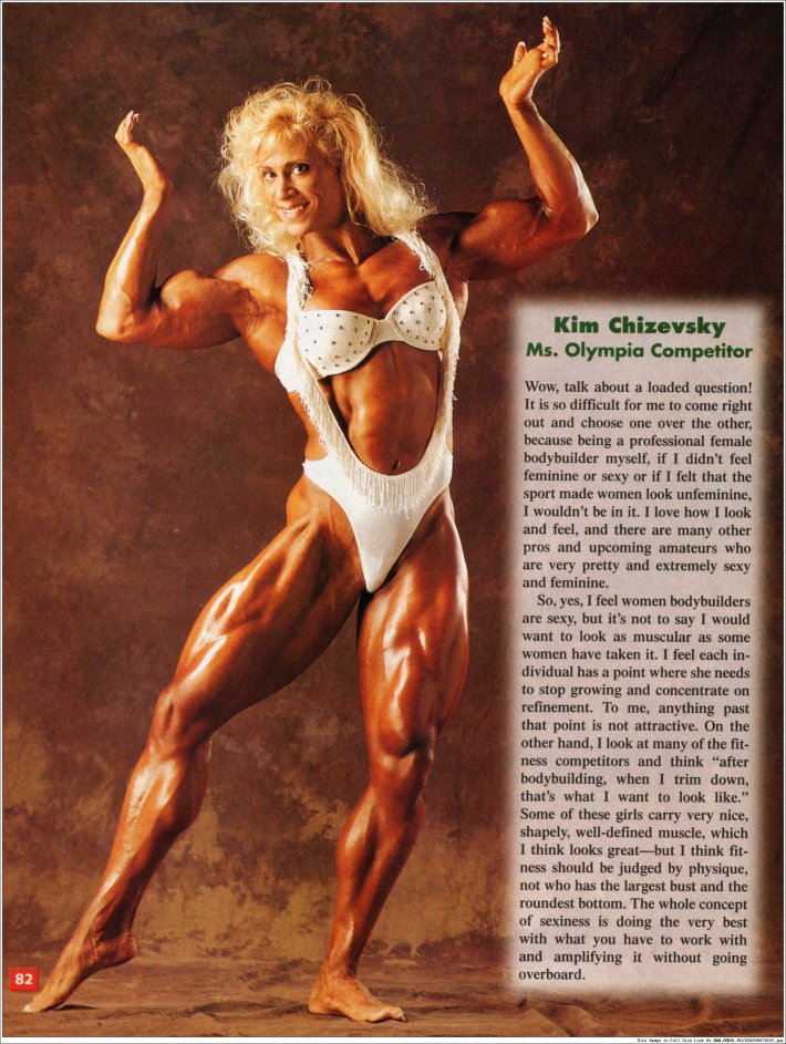 Ким Чижевски бодибилдинг