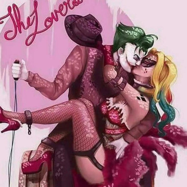 Харли Квинн и Джокер бдсм